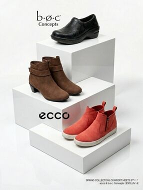 RE-SELLER LOT ECCO BOC Peggy Clogs + ECCO BOOTS SIZE 37 Shoe LOT